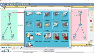 How to configure Redistribution between EIGRP and OSPF in Packet Tracer [upl. by Landrum]