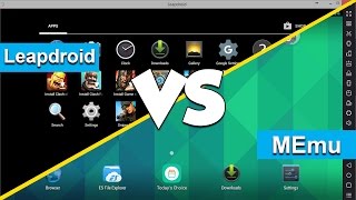 Best Android Emulators For PC 2016 Final Edition  MEmu VS LeapDroid [upl. by Kcirdes]