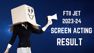 FTII Exam Result ANNOUNCED  Cinema Bandhu [upl. by Tteltrab]