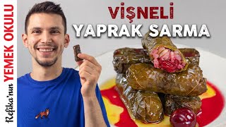 Saray Mutfağından Vişneli Yaprak Sarma Tarifi 🍒 Bu Yaz Her Sofrada Olması Gereken Enfes Tarif [upl. by Eilsek]