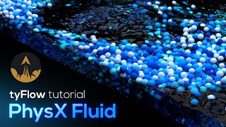 NEW PhysX Fluid tyFlow Operator  Floating Objects Tutorial in 3Ds Max by RedefineFX [upl. by Ennayr736]