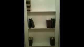 Hidden bookcase door [upl. by Anide]