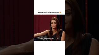 Aishwarya and her savage replies 🔥 aishwarya aishwaryaraibachchan shorts shortfeed [upl. by Lezah]