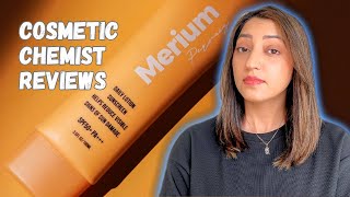 Cosmetic Chemist Reviews Merium Pervaiz Sunscreen [upl. by Chapland]