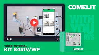 Comelit WiFree  video tutorial KIT 8451VWF [upl. by Keily]