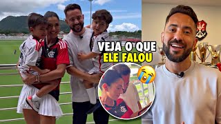 DESPEDIDA DE Ã‰VERTON RIBEIRO DO FLAMENGO VEJA O QUE ELE FALOU [upl. by Olivie]