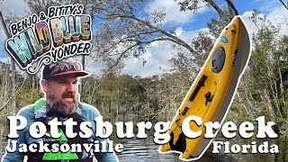 Paddling Pottsburg creek in Jacksonville Florida [upl. by Courtund]