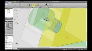 【DesignSpark Mechanical】 チュートリアル 「ねじ」を簡単に描く方法 おねじ＋めねじ 組み込み編amp方向合わせ thread direction [upl. by Marin]