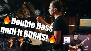 Double Bass Endurance Exercise feat Simon Smith  but he doesnt know [upl. by Aisile777]