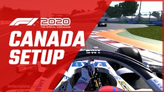 F1 2020 Canada Car Setup  Good RaceCareer Mode Setup [upl. by Niwrehs]