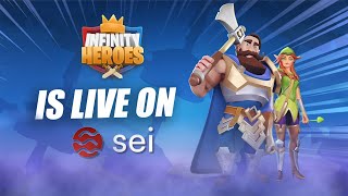 Infinity Heroes llega a SEI y podemos descargarlo desde ELIXIR Launcher unete al juego GRATIS hoy [upl. by Ursala]