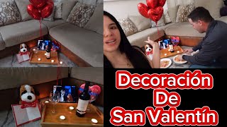 Decoración para San Valentín❤️Sorpresa para mi Esposo [upl. by Washington]