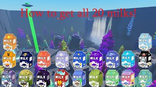 How to get the 20 NEW Milks in the NEW Find The Milks space update [upl. by Davenport]