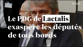 Quand le PDG de Lactalis exaspère les députés de tous bords [upl. by Htenywg257]