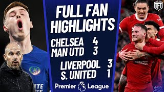 BOTTLE JOBS Chelsea 43 Manchester United Highlights BACK ON TOP Liverpool 31 Sheffield United [upl. by Schram913]