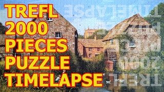 Trefl 2000 pieces puzzle TIMELAPSE [upl. by Shaper]