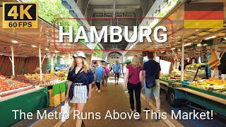 HAMBURG Germany 🇩🇪  2023  4K·60p  Visit the Most Incredible Market in Northern Germany [upl. by Nnahgaem]