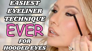 HOODED EYES The REVERSE WINGED LINER Technique Will Change Your Life [upl. by Letsirhc480]