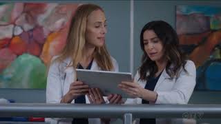 Amelia Teddy and Mika  Greys Anatomy season 21x03  scene 7 [upl. by Anura256]