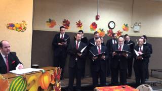 Choir of Khal Adath Jeshurun Sings Chanukah Medley at Moriah Senior Center [upl. by Burt]