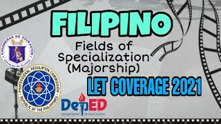 Coverage of LET Exam for Filipino Major 2021 [upl. by Myrna]