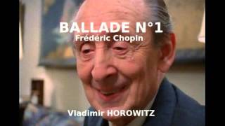 CHOPIN  Ballade n°1 Horowitz [upl. by Siravart]