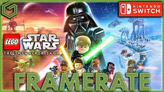 Nintendo Switch  Lego Star Wars The Skywalker Saga Framerate Test Docked [upl. by Hills278]