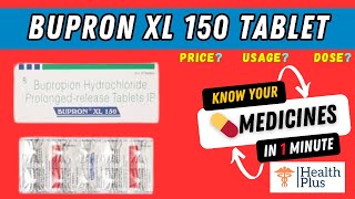 Bupron XL 150 Tablet  Bupropion [upl. by Aihsikal]