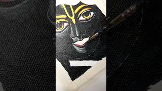 Shri Krishna painting art Krishna painting shortvideo youtubeshortsarteasydrawing [upl. by Benetta]