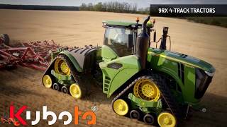 Amazing John Deere 9R  9RT  9RX Series Tractors KUBOTA CHANNEL [upl. by Assek]