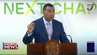 PM Andrew Holness Announced New Growth Strategy for Jamaica  TVJ News [upl. by Zanlog]