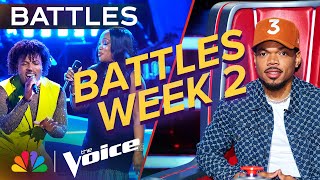 The Best Performances from the Second Week of Battles  The Voice  NBC [upl. by Ydassac]