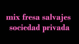 mix fresa salvaje pista sociedad privada [upl. by Idoux]