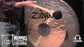 Zildjian 40quot Traditional Gong  Played by Keith Aleo [upl. by Filia]