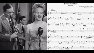 Transcription Benny Goodman  Why Dont You Do Right [upl. by Anar]