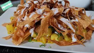 how to make spicy potato chaat spicy aloochaat [upl. by Battat918]