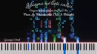 Verdi Libiamo nelieti calici  Arranged for Piano Trio  Original Arrangement [upl. by Llabmik513]