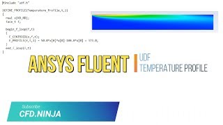 ✅ ANSYS FLUENT  UDF Tutorial Temperature Profile [upl. by Leissam]