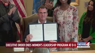 Executive Order ends womens leadership program at OU [upl. by Guy]