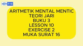 TEORI JARI  BUKU 3  LESSON 10  EXERCISE 2 [upl. by Crespo622]