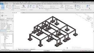Dessin de Bâtiment avec Revit 07 Création des Longrines [upl. by Krigsman]