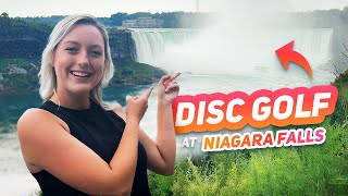 Playing Disc Golf at Niagara Falls  Firemans Park Disc Golf Course [upl. by Killarney]