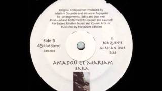 Amadou Et Mariam  Bara Joaquins African Dub Side B1 [upl. by Clein464]