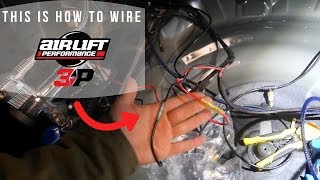 How to Wire Airlift Performance 3p  2015 WRXSTI AirRide Install Part 3 [upl. by Kelci]