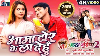 Mor Chhaiya Bhuiya 2  Cg Movie Song  Aama Tor Ke La Dehu  Deepak Elsa  Chhattisgarhi Gana  AVM [upl. by Nahtanoy]