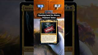 Atraxa Praetors Voice opening hand openinghand edh magicthegathering commander mtg infect [upl. by Keppel]