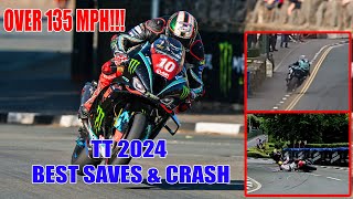 IOMTT 2024 Highlights Crash Best Saves  Over 130 MPH [upl. by Felicio]