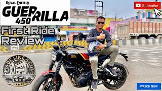 2024 Royal Enfield Guerrilla 450 Ride Review [upl. by Anined]