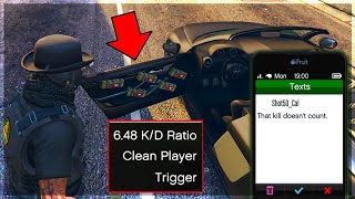 348 KD Tryhard Griefer Spawn Traps Me With A Jet But Regrets It on GTA 5 Online [upl. by Onra]