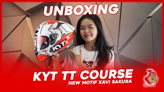 NEW MOTIF KYT TT COURSE XAVI SAKURA  Jagoan Helm [upl. by Spillar]